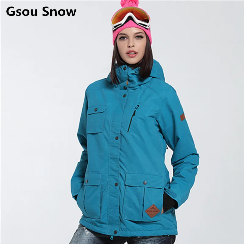 New Gsou Snow ski font b jacket b font font b women b font snowboard font