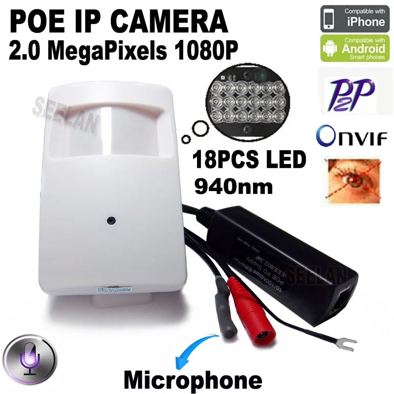 imágenes para 1080 P poe mini cámara ip hd cámara de visión nocturna 940nm Pir motion detector pir estilo kamera ip cam oculta pir cámara ip xmeye imágenes para 1080 P poe mini cámara ip hd cámara de visión nocturna 940nm Pir motion detector pir estilo kamera ip cam oculta pir cámara ip xmeye