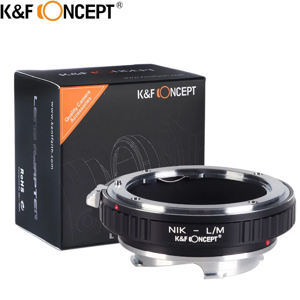 K& F концепция для Nikon-L/M переходное кольцо для объектива камеры из латуни и алюминия подходит для Nikon AI объектив для Leica M крепление корпуса камеры