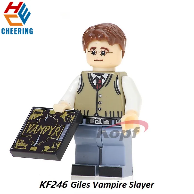 

Single Sale Building Blocks Angel Vampire Slayer Giles Buffy Xander Willow Cordelia Figures Bricks Model Toys For Children KF246
