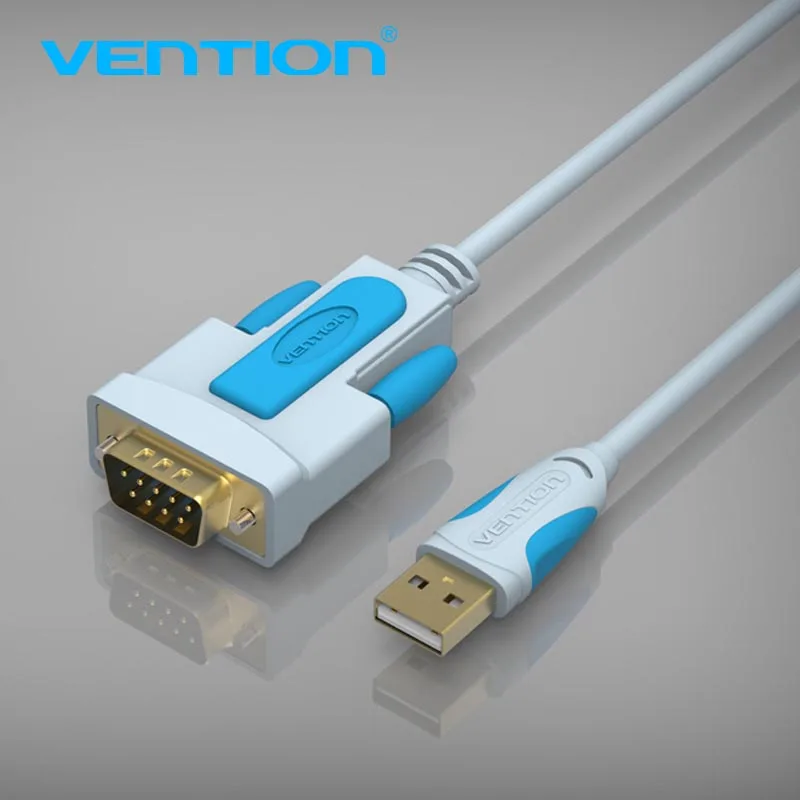 Vention New USB 2.0 to RS232 Serial Cable 3m 2m 1.5m 1m 9Pin DB9 Cable USB Adapter Support for XP WIN7 WIN8 MAC VISTA USB RS232 win 10 android mac ftdi ft232rl usb rs232 adapter cable compatible usb rs232 we