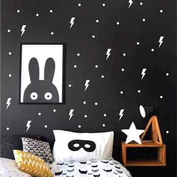 

Creative Super Lightning Wall Sticker For Kids Room Baby Boy Room Wall Decor Kids Room Home Decor Wallpaper Vinyl Home Decals