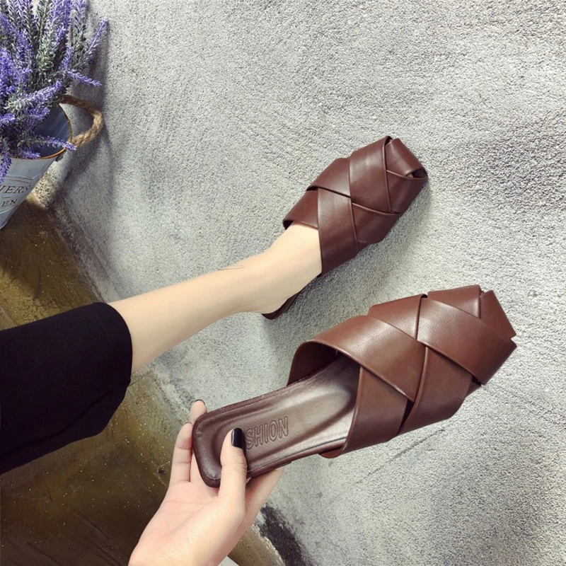 belt slippers for ladies