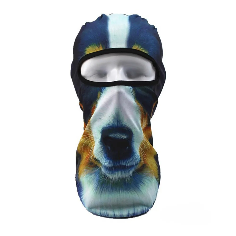 3D Животные уличные Лыжные маски для велосипеда Cyling Beanies маска для лица зимние теплые ветряные затычки для лица шапки для велосипеда спорта на открытом воздухе