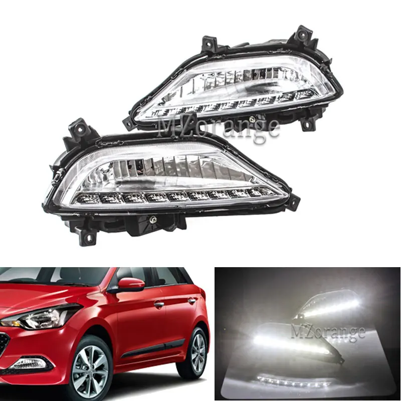 MZORANGE 1 Set 12V Daytime Running Light For Hyundai Elite