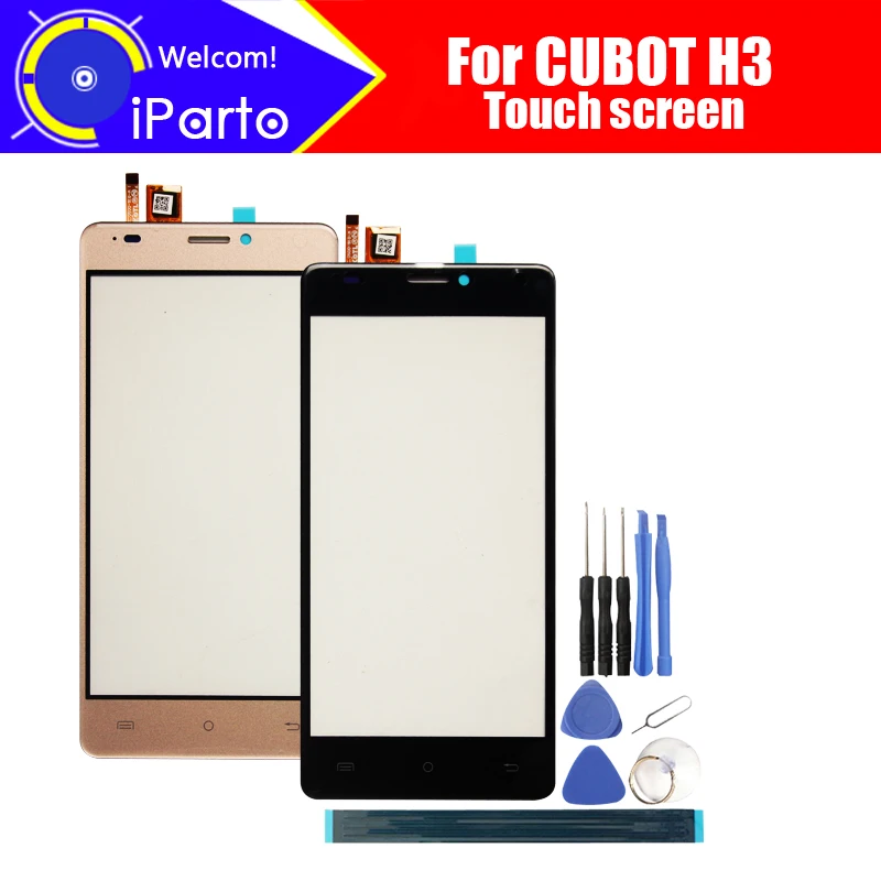 5 0 дюймов CUBOT H3 дигитайзер сенсорный экран 100% гарантия оригинальная стеклянная