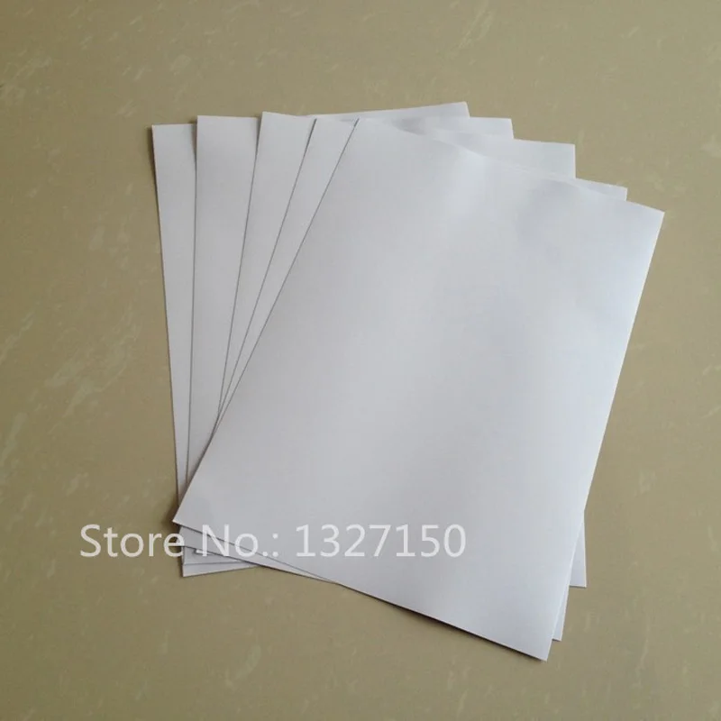 50 Sheets White A4 Pvc Matte Printable Self Adhesive Sticker Waterproof  Printer Paper For Lazer Printer - Stickers - AliExpress