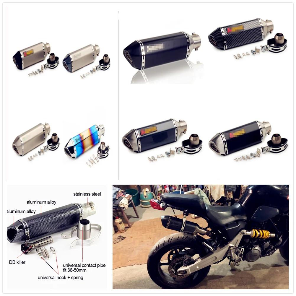 

Motorcycle Exhaust pipe Muffler DB killer for Renault Eolab Twizy Twin-Z Twin-Run Symbol Initiale Fluence Alpine Wind Thalia
