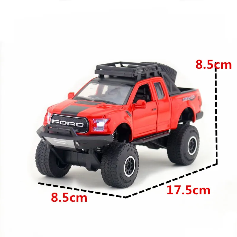 1:32/литья под давлением Металл Модель/Ford F 150 пикап Внедорожник/светильник &