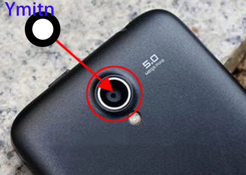 100% Y New Housing Back Rear Camera glass Lens Cover with Adhesive for HuaWei U8825D G330D Free shipping | Мобильные телефоны и