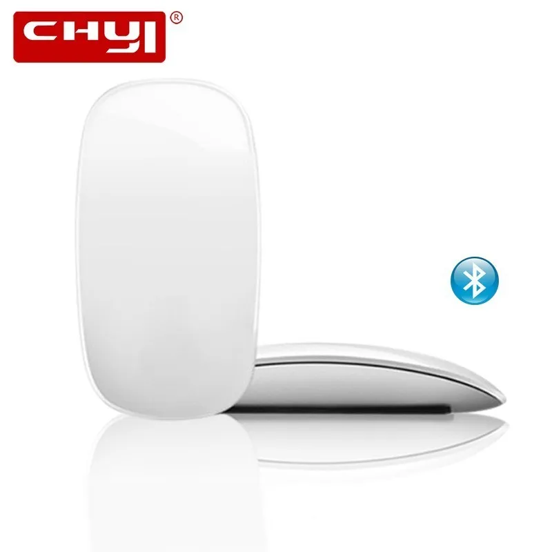 

CHYI Bluetooth Wireless Magic Mouse Touch Ultra Thin Ergonomic Optical Computer Mice With BT 4.0 Adapter For Apple Macbook PC