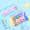 eTya Transparent Coin Purse Women Wallet Laser PVC Card Pencil Cosmetic Money Clutch Bag Case Female Mini Zipper Wallets Pouch ► Photo 2/6