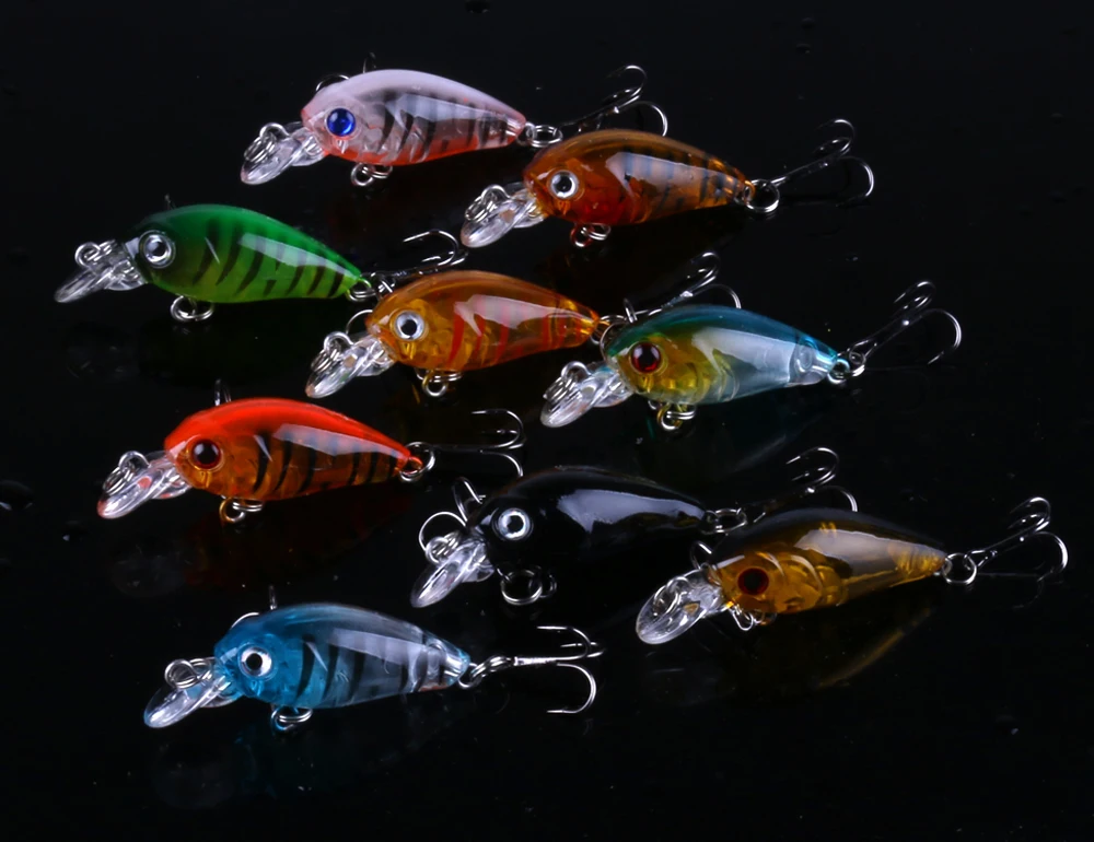 Buy Hot Sale 100Pcs Mini Crankbait Wobbler Fishing Lure Swimbait Plastic Hard