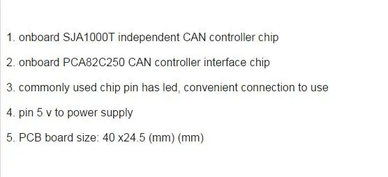 CAN Модуль связи SJA1000+ PCA82C250 CAN bus макетная плата CAN макетная плата