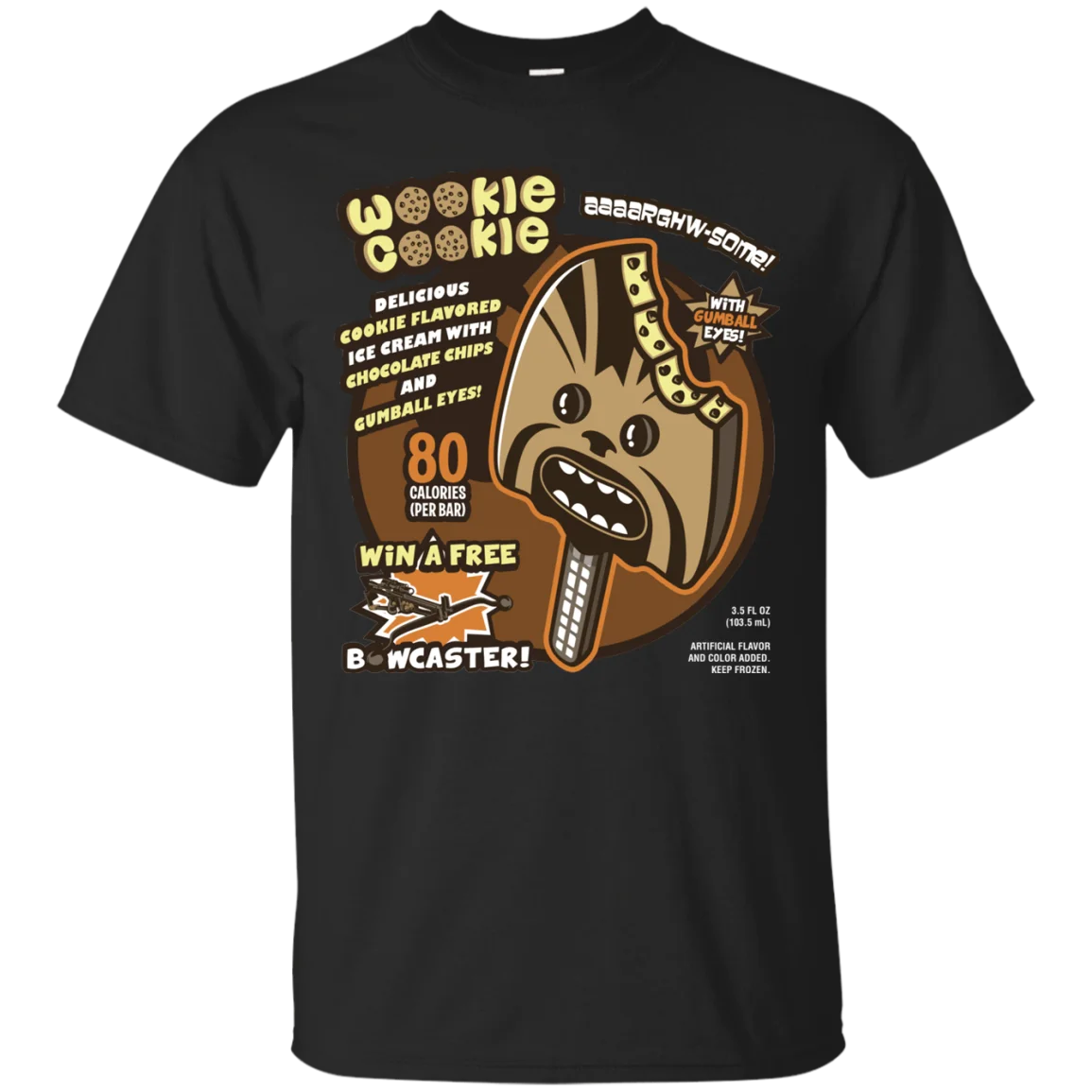 2019 печатная Мужская футболка хлопковая Футболка Wookie Cookie o-образным вырезом с