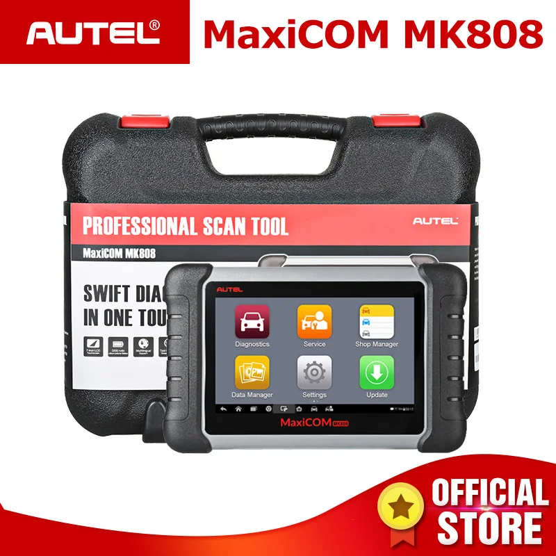 

Autel MaxiCOM MK808 OBD2 Car Diagnostic Tool OBD 2 Automotive Scanner IMMO EPB SAS BMS TPMS DPF Service PK MD802 MaxiCheck Pro