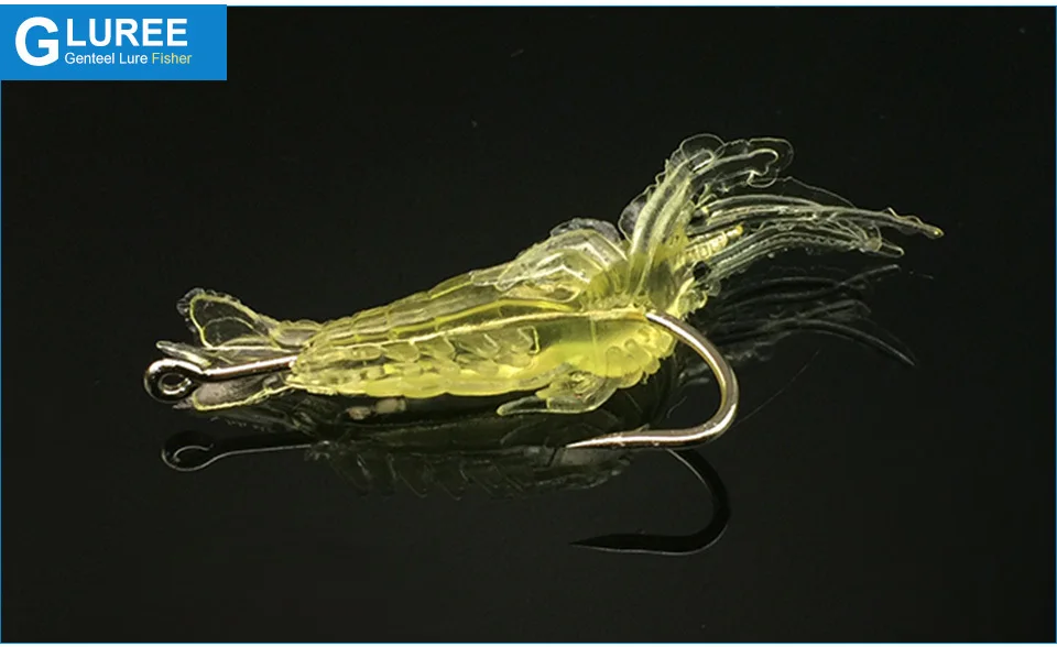 GLUREE-5PcsLot-5cm-Soft-Shrimp-Lure-Fishing-Lures-Simulation-Prawn-Artificial-Bait-Single-Hook-Soft-Lures-Yellow-Fishing-Tackle_05