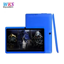 Allwinner A33 Quad Core 7 дюймов Планшет Q88 WIFI Bluetooth MID две Камеры Android 4.4 OS 512 МБ 8 ГБ Дешевый Четырехъядерный процессор Работать быстро