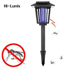 Hi-Lumix LED Solar Powered Light UV White Anti Mosquito Insect Pest Bug Killer Outdoor Yard Garden Lawn Hanging Lantern Lamp
