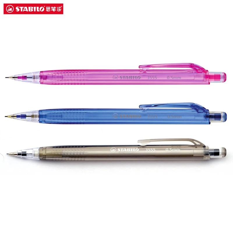 

Stabilo 3 Piece 0.5mm Cute Mechanical Pencils Automatic Drafting Pencil Porte-mine Office & School Writing Stationery Supplies