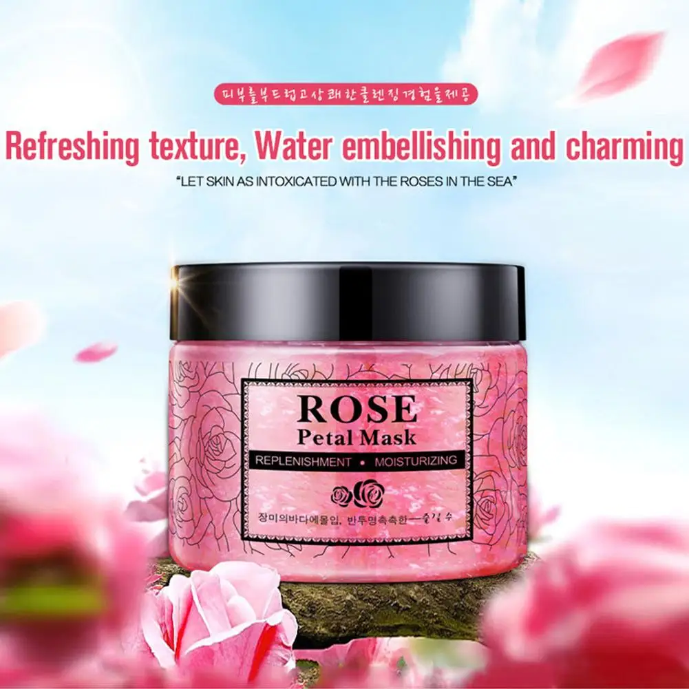  RPREC Rose Petals Hydrating Face Mask Nourishing Skin lifting Face Mask Bright Petals Clay Sleeping