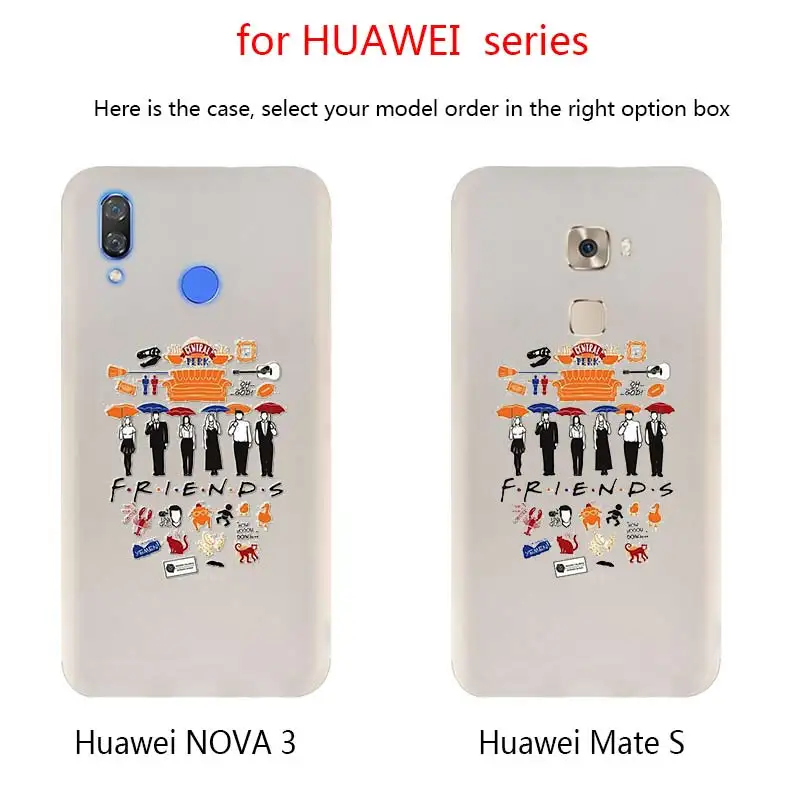 Чехлы для телефонов Perk coffee friends tv для huawei mate 30 20 10 Lite Pro, мягкий силиконовый чехол Y9 Nova 5T 5i 4 5 Pro