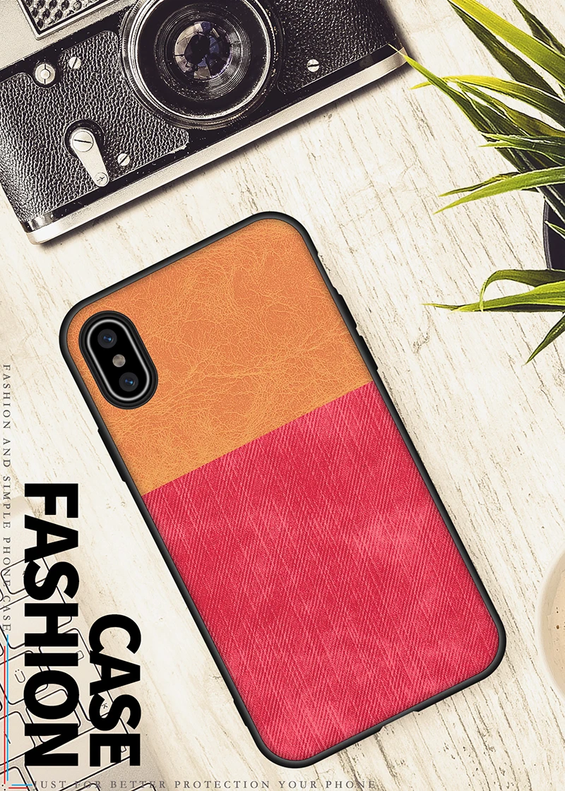Retro Fabric Leather Phone Case
