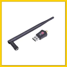 300 м USB беспроводная WiFi сетевая карта 5dBi удлиненная антенна для компьютера ноутбука ПК Wifi приемник