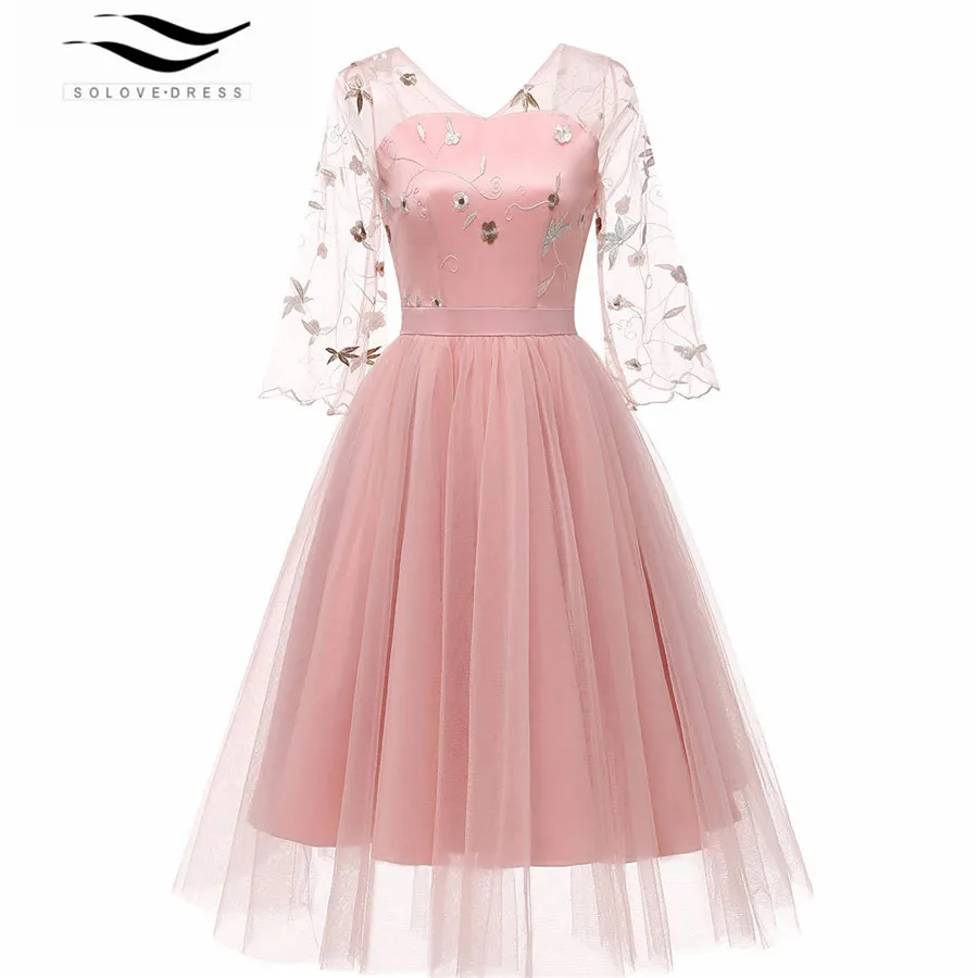 Коктейльные платья длиной до колена торжественное платье Vestidos Cortos De Cocktail