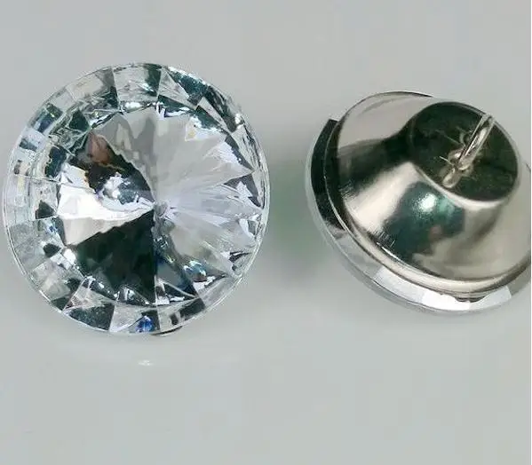

wholesale 30 mm Rhinestones buttons Satellite drill soft package crystal buckle sofa decorative buckle Acryl crystal button