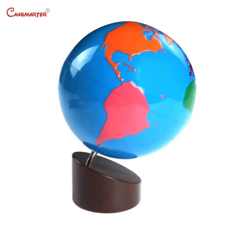  Montessori Geography World Globe Sandpaper Color Global Standard Teaching Toys for Kids Early Educa - 33008339672