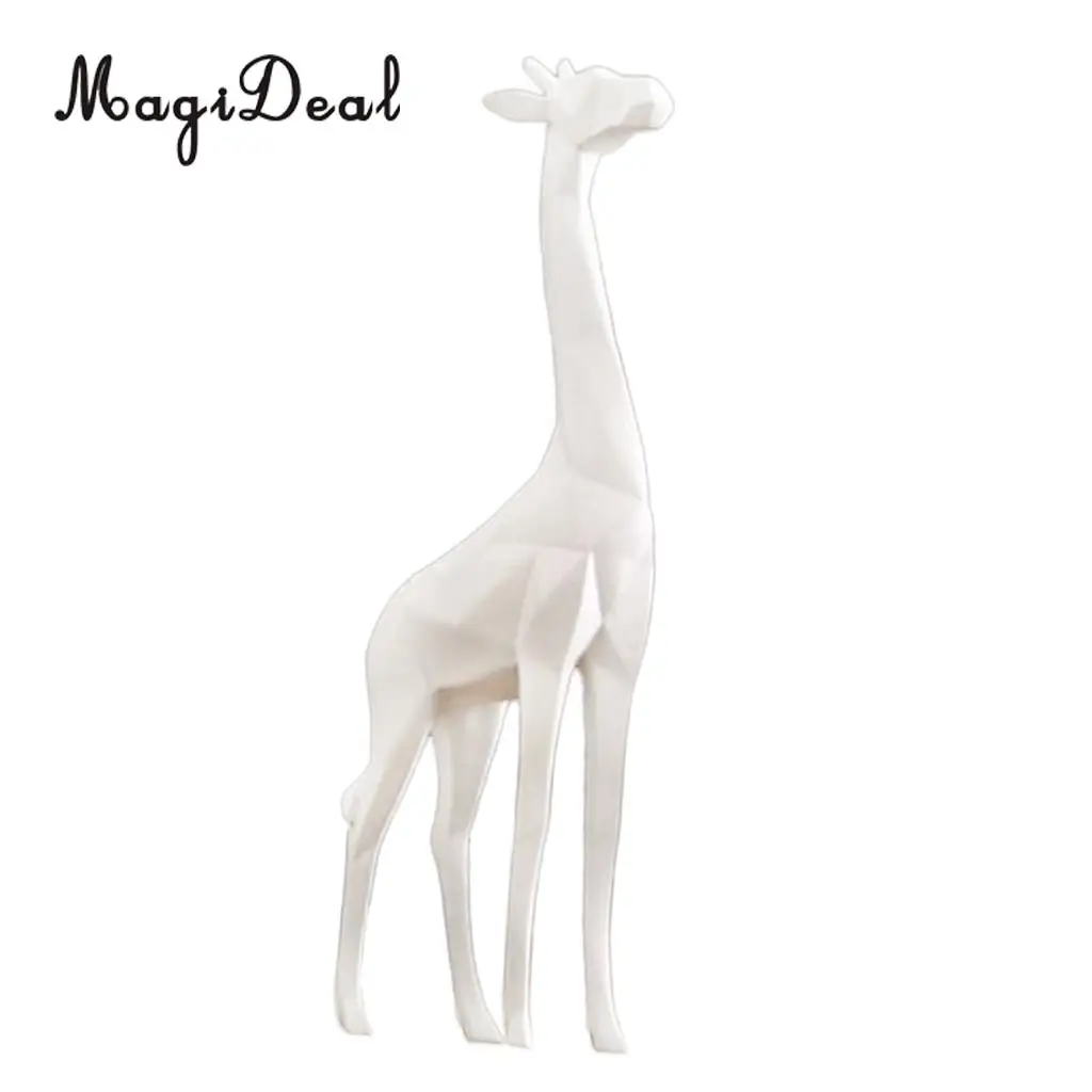 Creative Nordic Giraffe Figurine Standing Sculpture Home Desk Decor