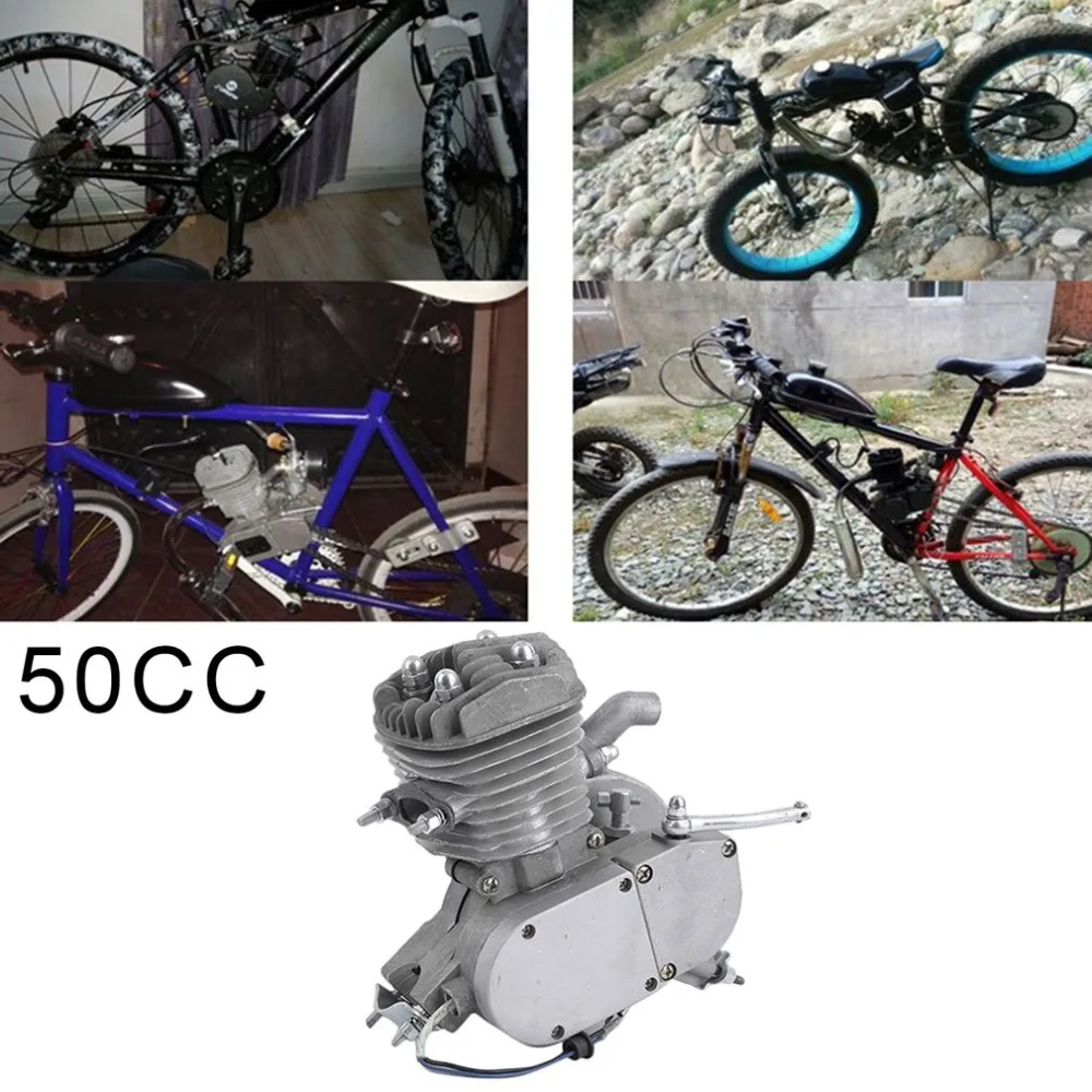 

DE Professional 2 Stroke 50cc Bicycle Gas Motorized Engine Bike Motor Kit Cycle Engine Complete Set DIY Bicycle Accessoriess