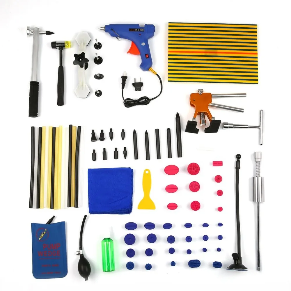 

Full Paintless Dent Repair Puller Lifter Tools Reflect Board Hail Removal Kit for Car Hail Damage Auto Maintenance Set