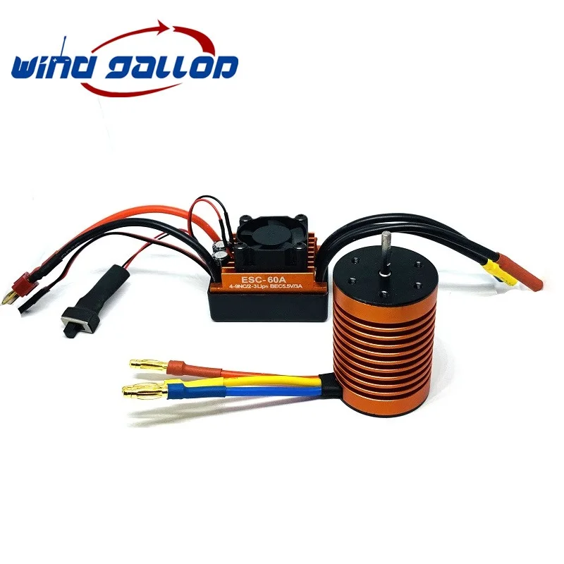 Ветра Gallop RC автомобиль 1:10 Запчасти F540 B3650 BL3650 3000KV 3300KV 3900KV 3930KV 4300KV 4370KV 5200KV