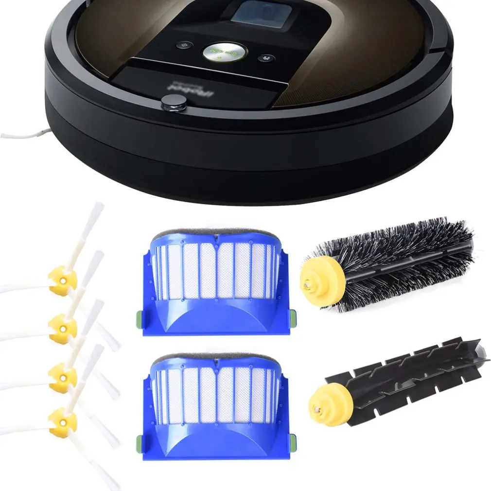 Основная щетка боковые щетки AeroVac фильтр для iRobot Roomba 600 620 630 650 660 675 680 690 для iRobot Roomba аксессуары