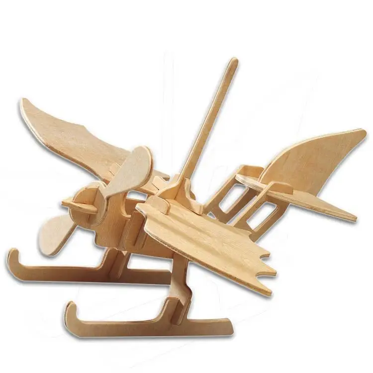3D Diy деревянные Детские пазлы игра игрушка воздушные поделки обучающая головоломка Монтессори игрушка вызов IQ хобби подарок дропшиппинг - Цвет: G-P003