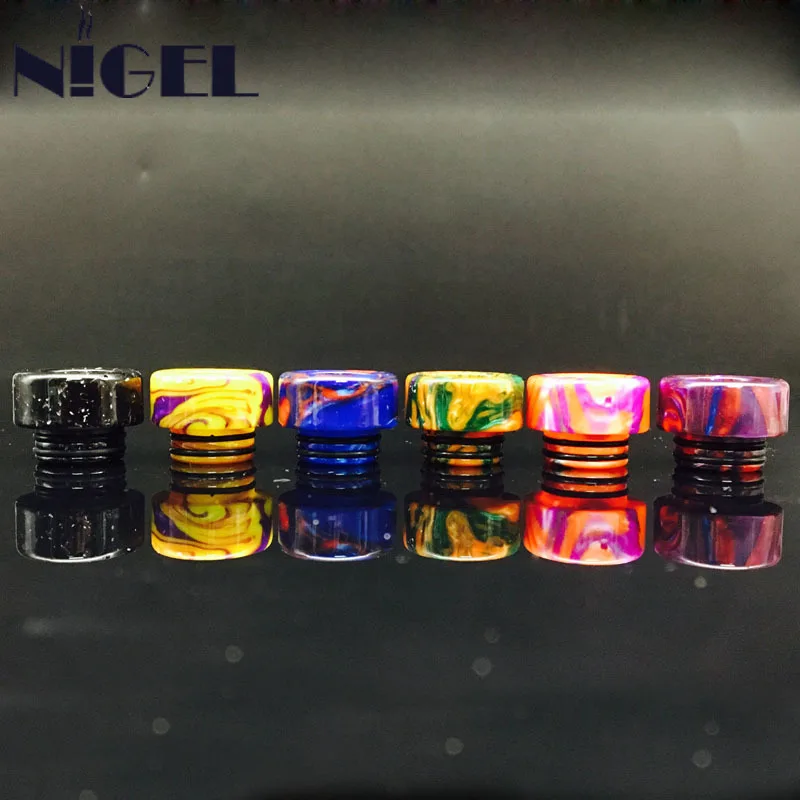 Дрип тип Nigel Goon из эпоксидной смолы подходит для Kennedy 24 528 TFV8 TFV12 Griffin Vape RDA RTA RDTA Tank 810