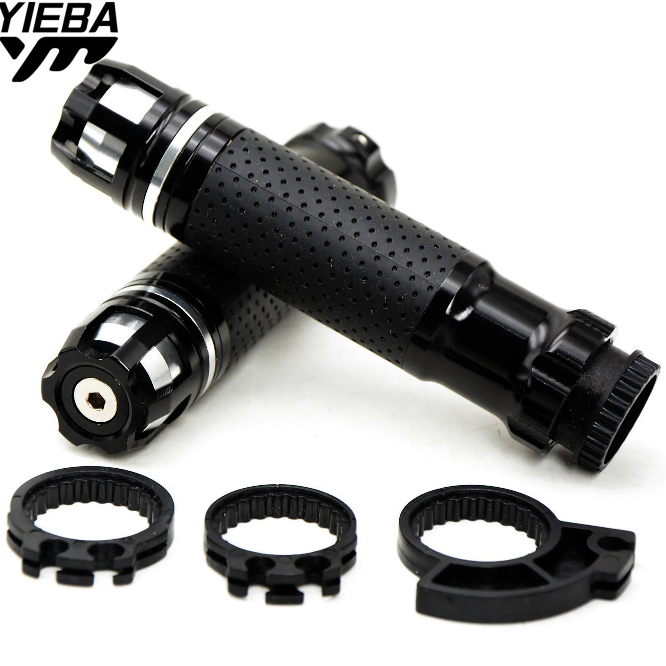 Motorcycle 22mm Rubber Handlebar Hand Grips reduce vibration For SUZUKI GSXR1300 HAYABUSA 2015-2013 KTM 450XC / XC-W 2005-2011