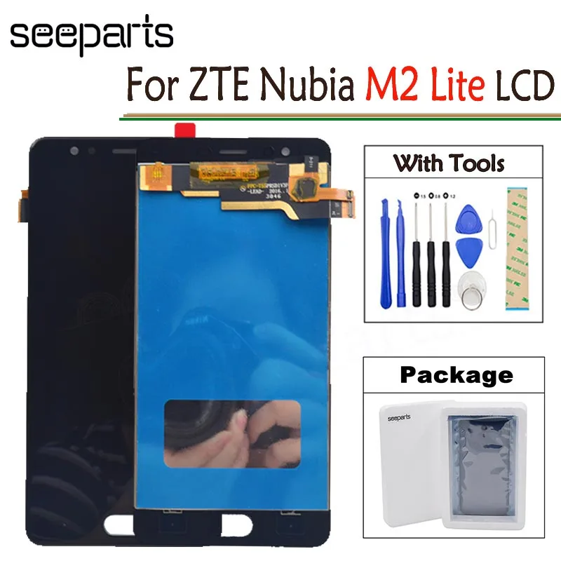 Для 5 &quotZTE Nubia M2 Lite LCD дисплей кодирующий преобразователь сенсорного экрана в