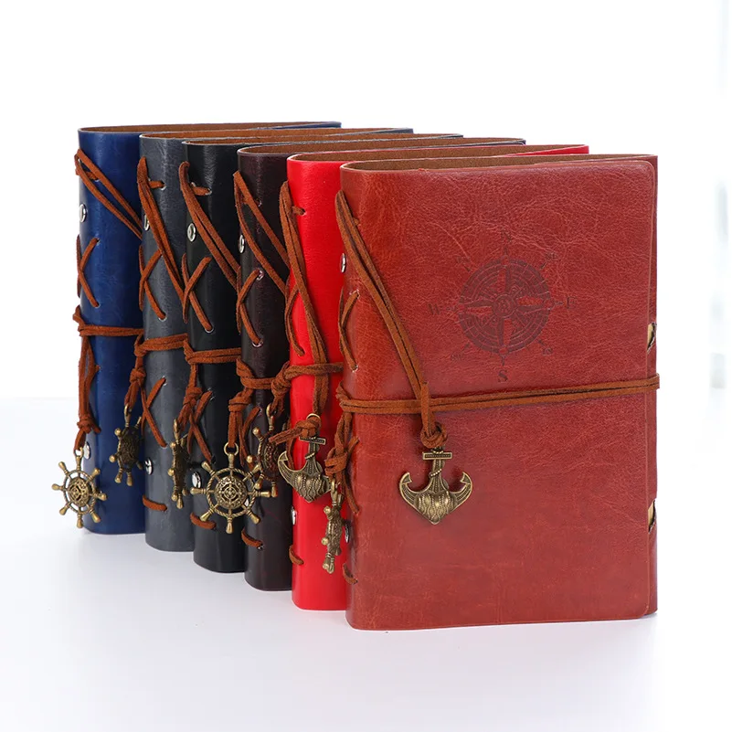 

Retro Pirate Series Korea Diary Book Loose-leaf Notebook Stationery Creative Vitnage Notepad