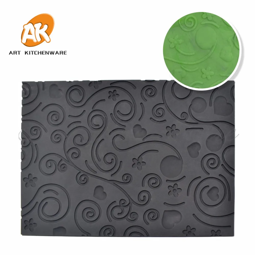 

Fondant Silicone Mat Cake Mousse Mat Texture Mousse Mat Cup Cake Decoration Cake Mold Lace Mat Stencil Sugarcraft Bakeware MCT13