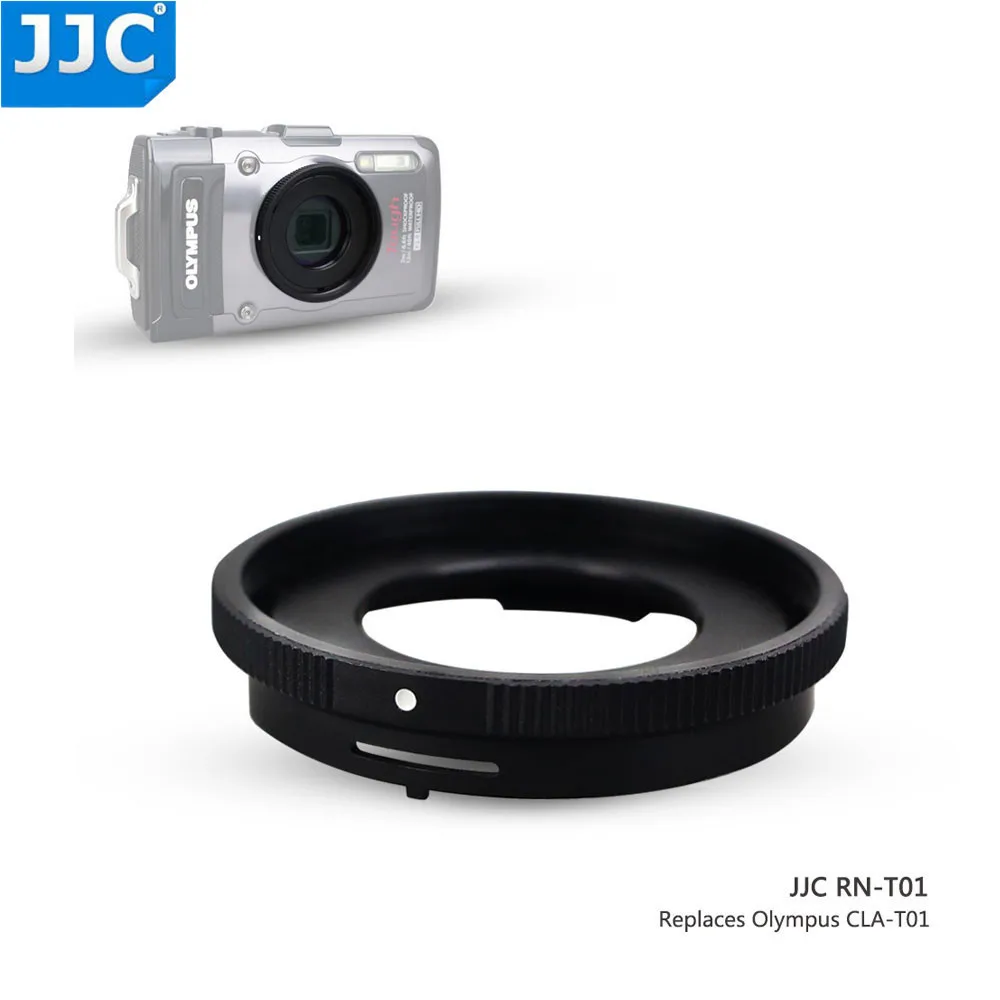 JJC переходное кольцо для объектива Olympus Tough TG-5/TG-1/TG-2/TG-3/TG-4 камера FCON-T01 TCON-T01, как CLA-T01 резьба фильтра 40,5 мм