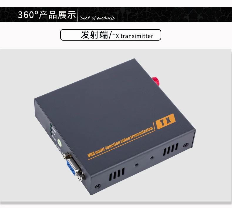 DT206F VGA трансивер VGA к волоконно-оптический удлинитель одиночный режим SC волокна трансивер промышленные передачи 20 км