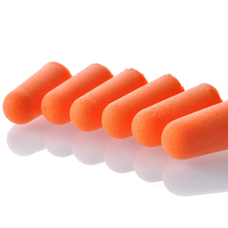 professional factory Best earplugs for work 10Pairs Soft Orange Foam