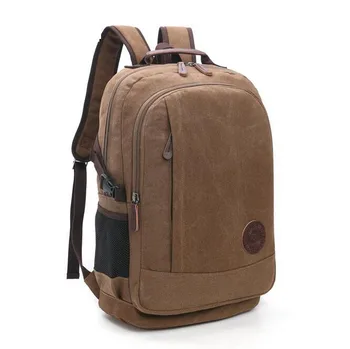 

082017 yesetn bag men double shoulder bag travel canvas backpack
