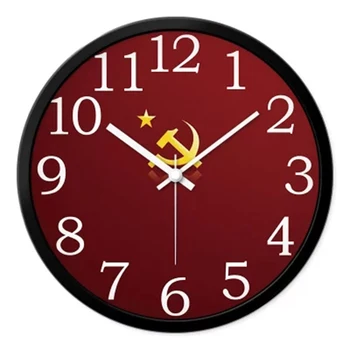 

Quiet Circular Living Room Office Wall Clock Watch Modern Creative Wall Digital Clocks Home Decor Klok Muur Time Tool 60A23