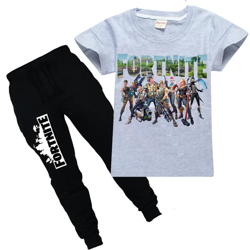 2018 New Fortnite Boy Clothing Sets Summer Boys Clothes Children ...