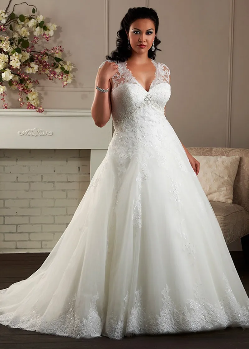 wedding dresses for bigger women