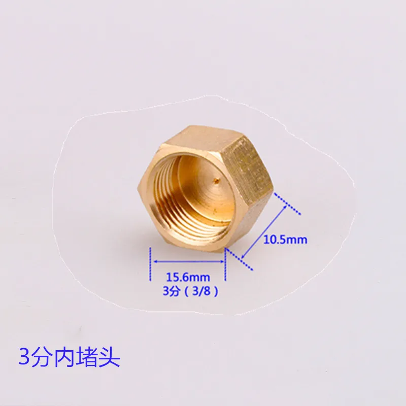 3/8 &quot1/4&quot &quotBSP внутренняя резьба латунные болты с шестигранной головкой из